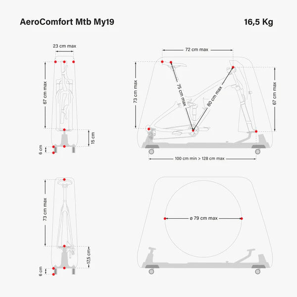 Scicon AeroComfort MTB Travel Bag for Mountain Bikes