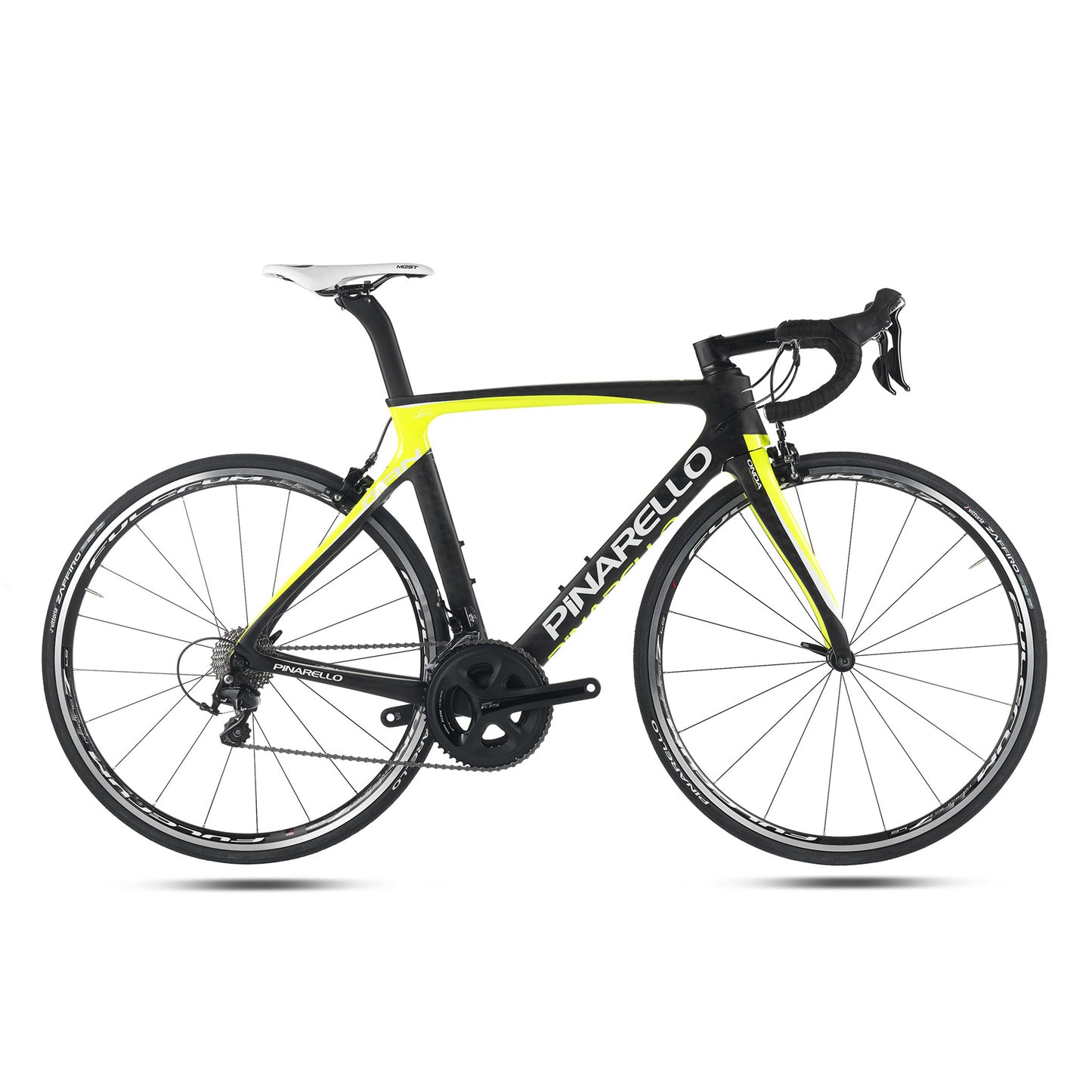 Pinarello Gan S T700 Carbon Fiber Frameset - Black / Fluro Yellow