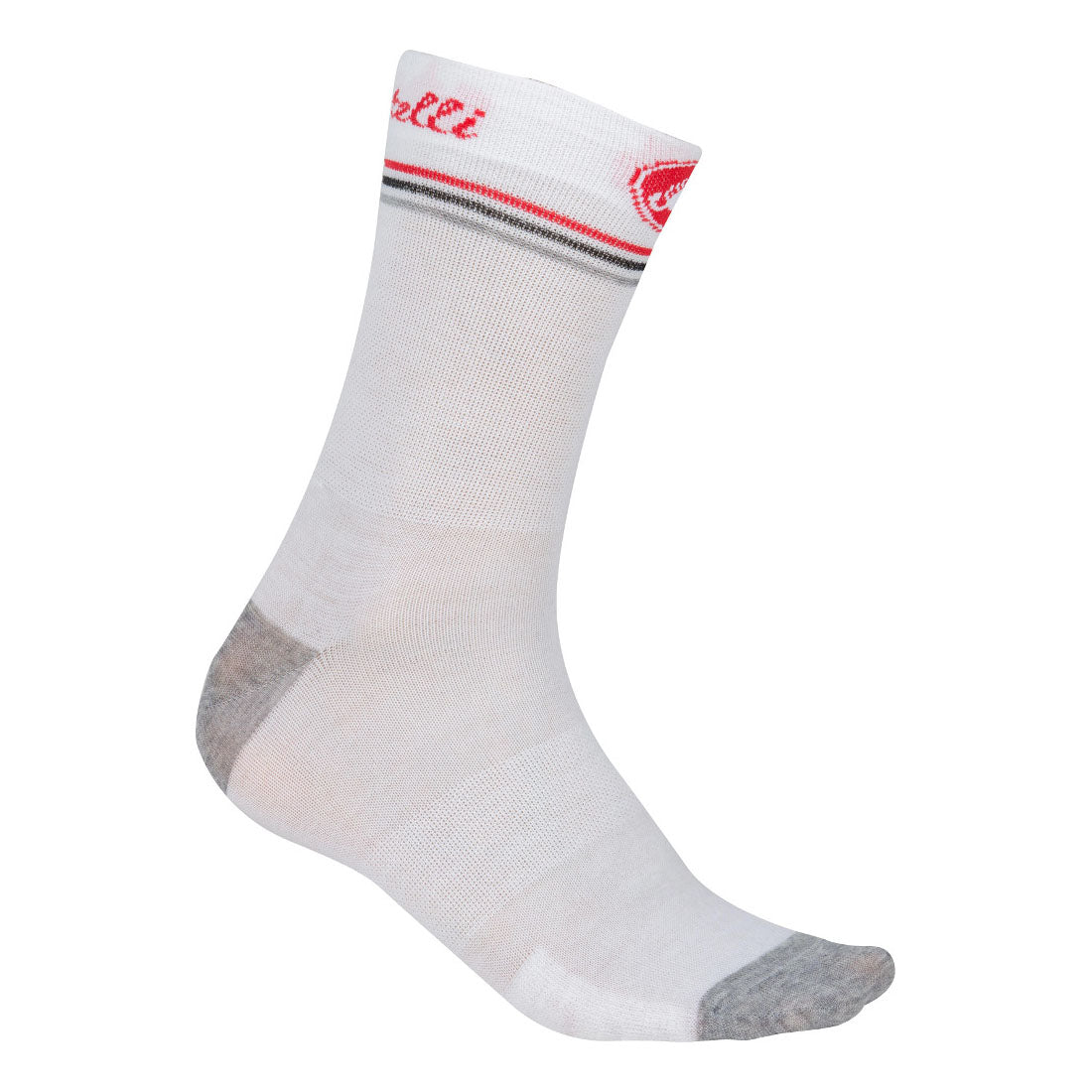 Castelli Womens Atelier Merino Socks - White / Red