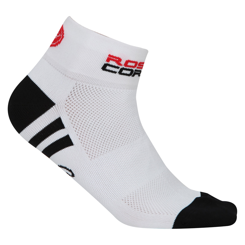 Castelli Womens Rosa Corsa Socks - White / Black