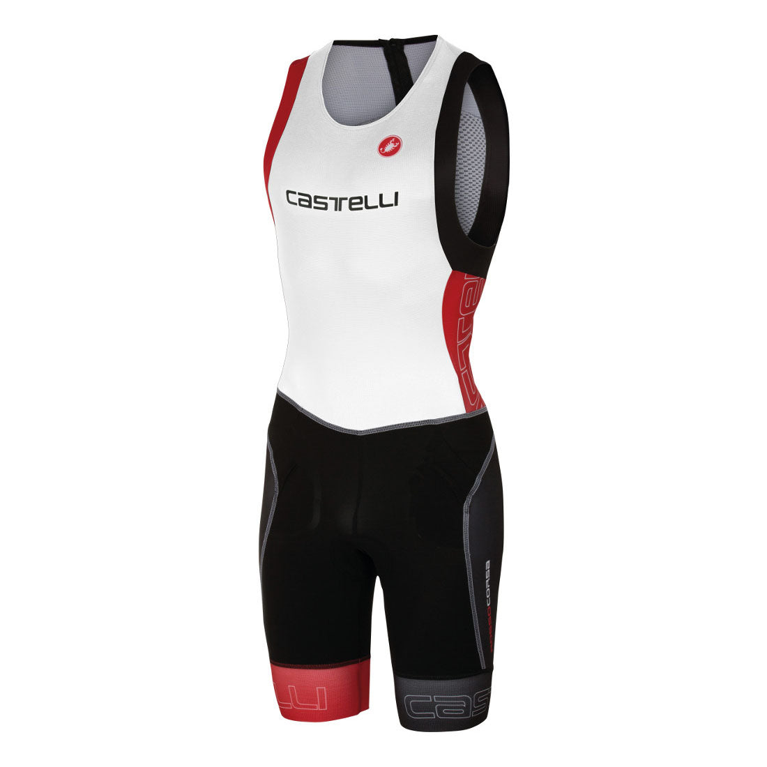 Castelli Mens Free Tri ITU Suit - White/Red