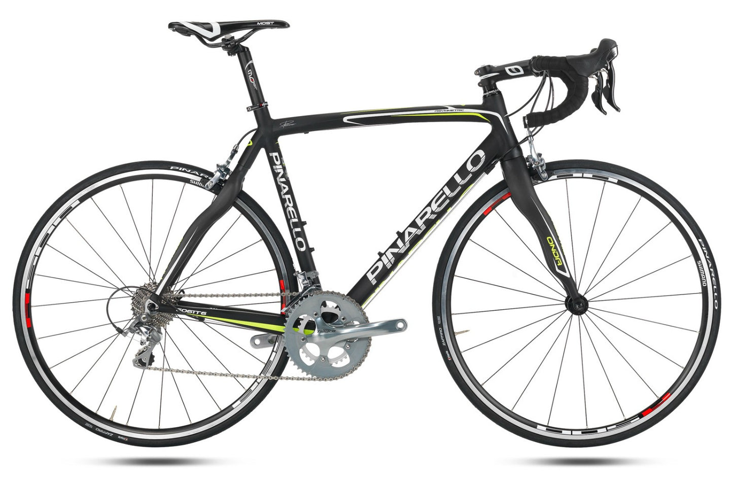 Pinarello Neor Frameset - Matte Black / Yellow