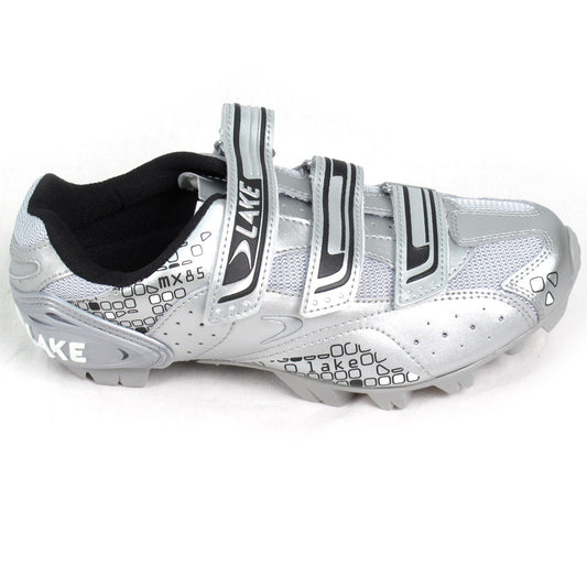 Lake Mens MX85 MTB Cycling Shoes - Silver