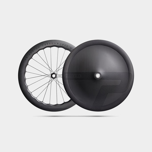 Princeton Carbon Works Blur/Mach Carbon Fiber TT Tri Rimbrake Wheelset
