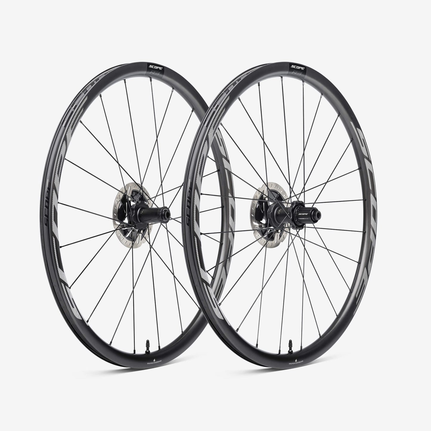Scope R3 Wheelset Disc White Open Road Cycles