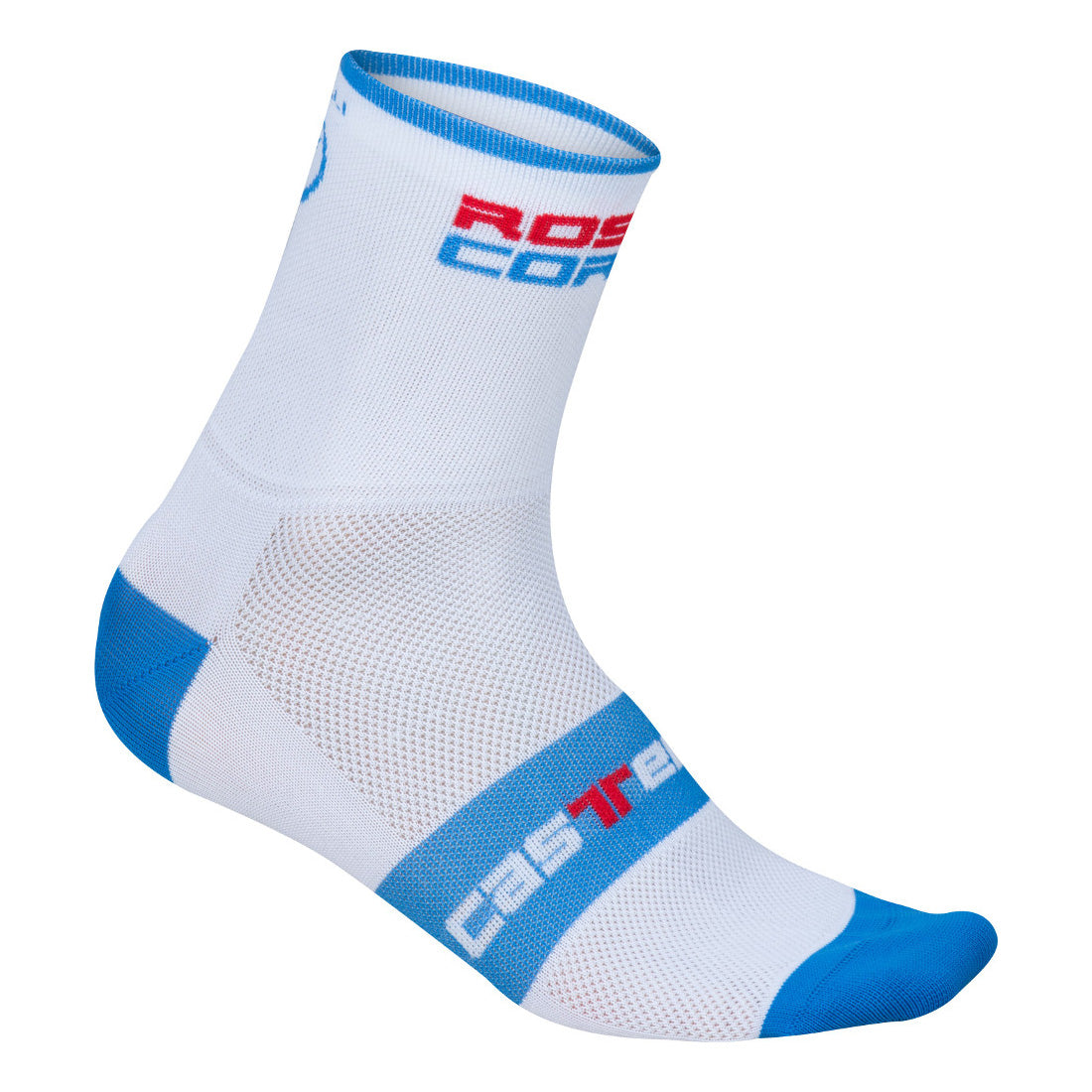 Castelli Mens Rosso Corsa 9 Socks - Drive Blue