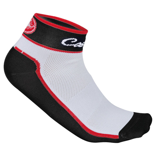 Castelli Womens Impalpable Cycling Socks - Black / White