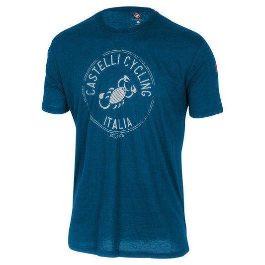 Castelli Mens Armando T-Shirt - Blue Heather