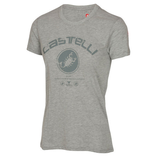Castelli Womens T-Shirt - Heather Grey