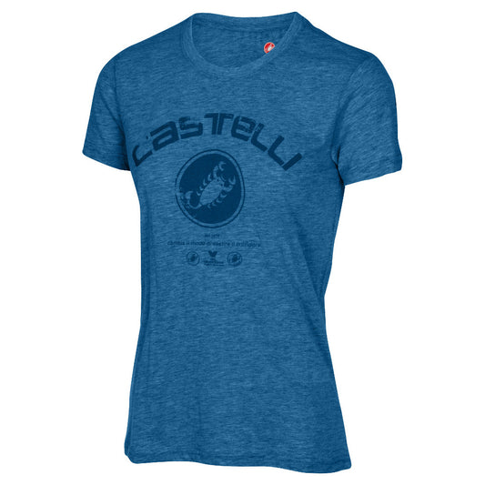 Castelli Womens T-Shirt - Heather Blue