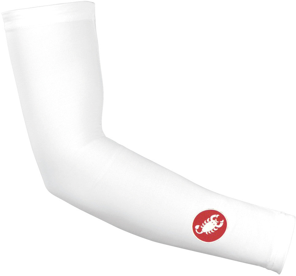 Castelli Seamless Arm Sleeves - White