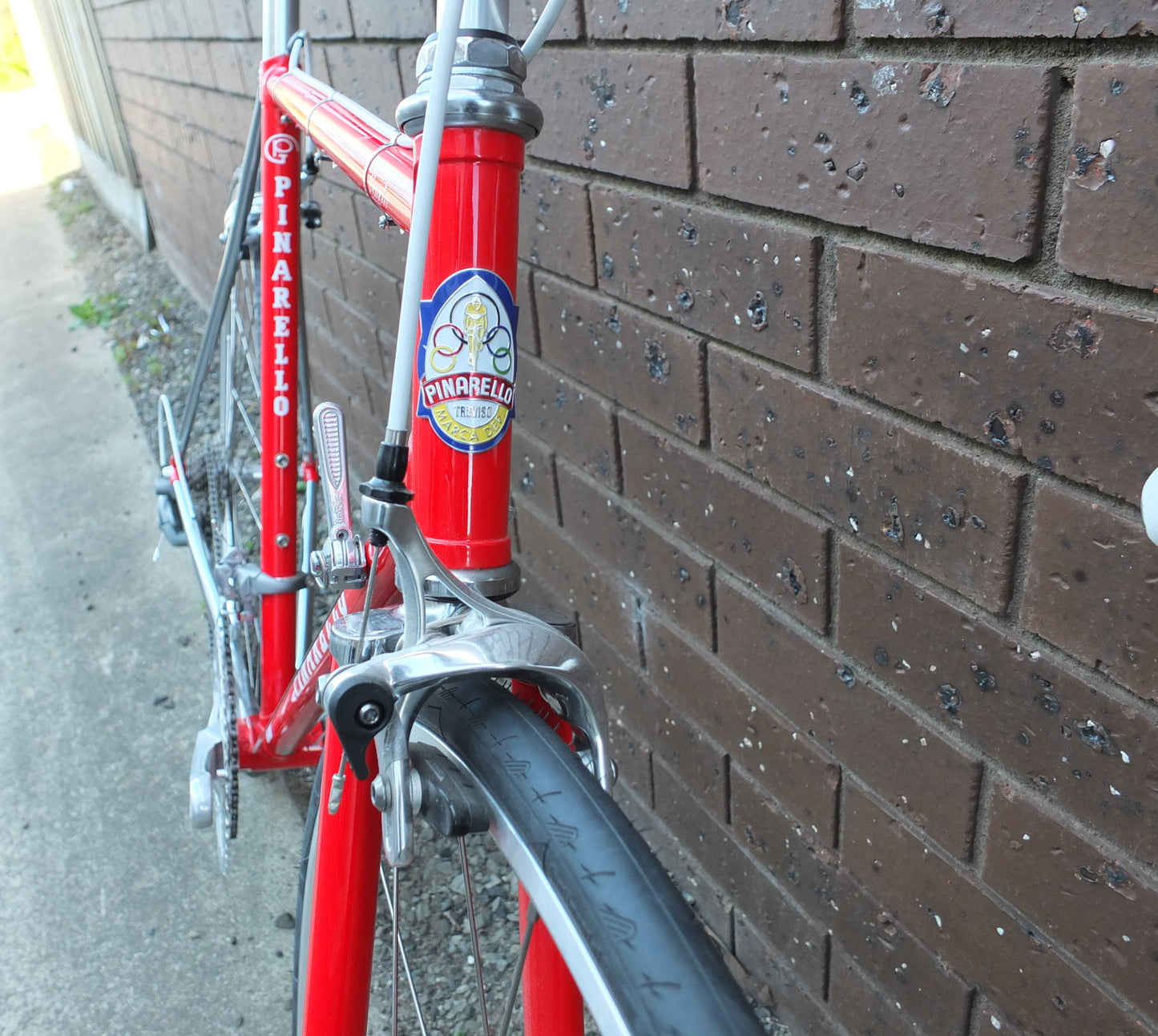 Pinarello Veneto Retro Steel Road Bike - Gloss Red