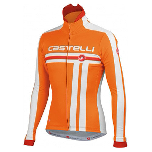 Castelli Mens Free Cycling Jacket - Orange