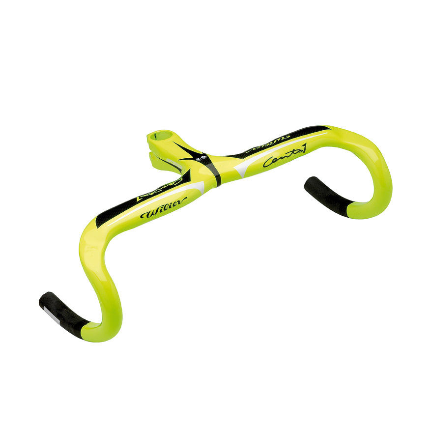 Wilier Cento1 Carbon Integrated Handlebar - Fluro Yellow