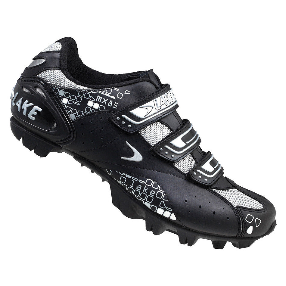Lake Womens MX85 MTB Cycling Shoes - Black/Silver