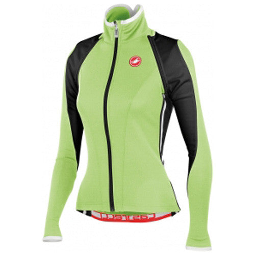 Castelli Womens Pazza Wind Shell Jacket - Green