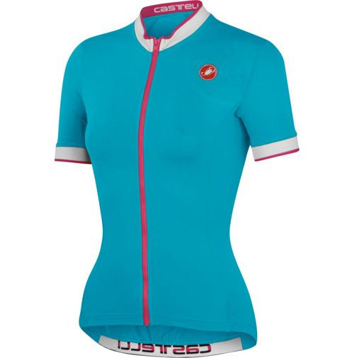 Castelli Womens Perla Jersey - Aqua