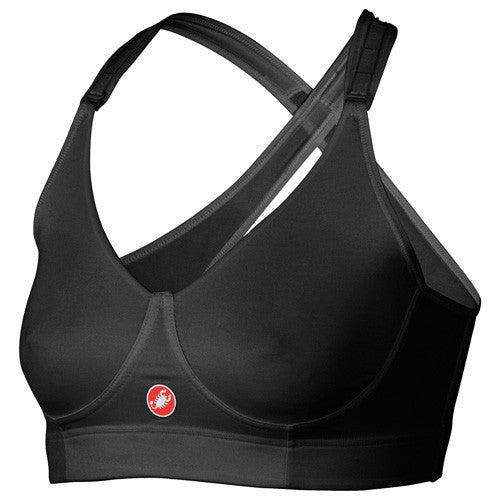 Castelli Womens Rosso Corsa Support Bra - Black