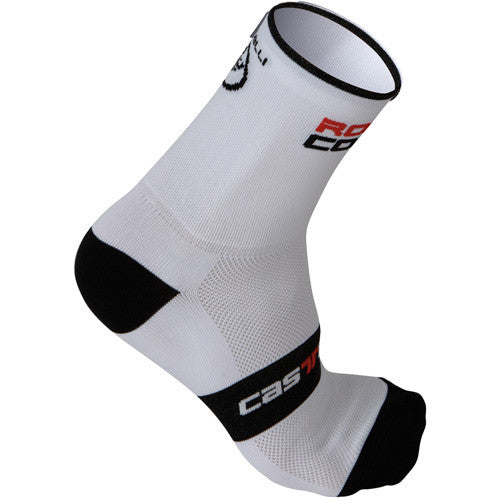 Castelli Mens Rosso Corsa 13 Socks - White