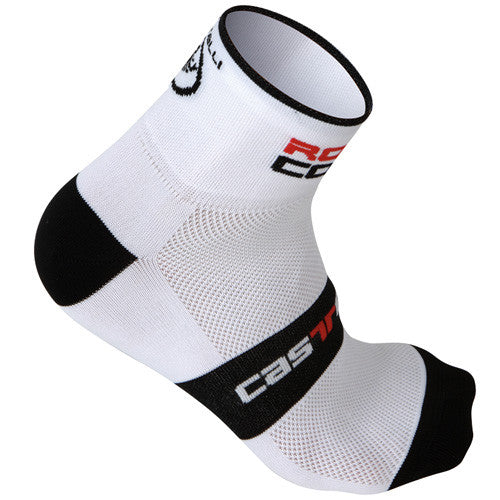 Castelli Mens Rosso Corsa 6 Socks - White