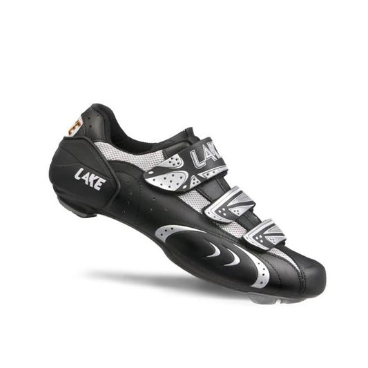 Lake CX165 Road Shoes - Black / Silver