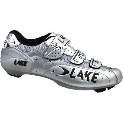 Lake CX165 Road Shoes - Silver /Black