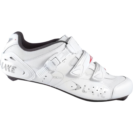 Lake Mens CX200 Road Cycling Shoes - White