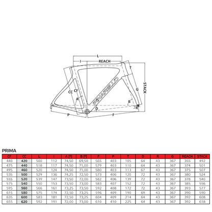 Pinarello Prima Frameset - Gloss White