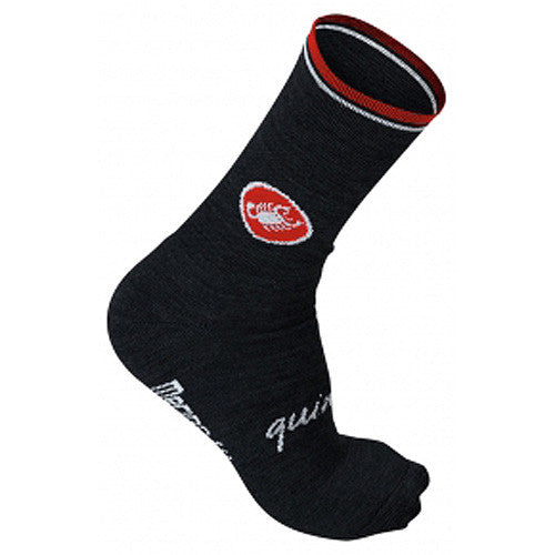 Castelli Mens Quindici Soft Merino Socks - Black