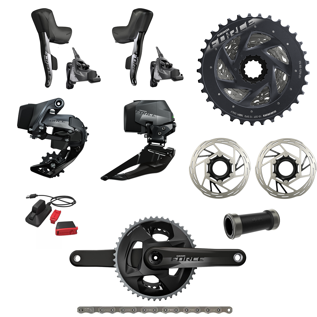 SRAM Force eTap AXS Groupset 2x12 Speed